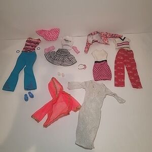Vintage Lot of Barbie Accessories & Clothes 1960s-1990s